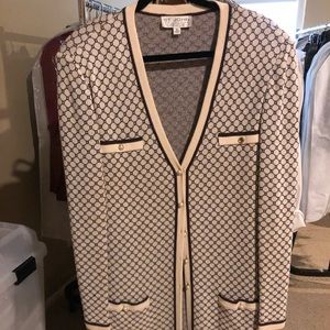 St. John Button Down Sweater